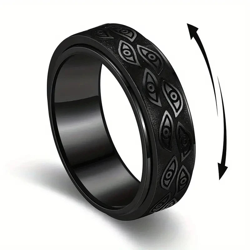 Demon Eye Stress Spinner Ring